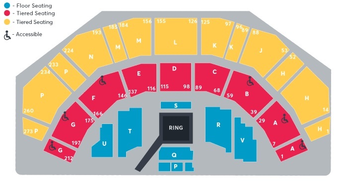 3Arena seating plan