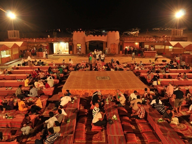 Desert Safari Dubai seating plan