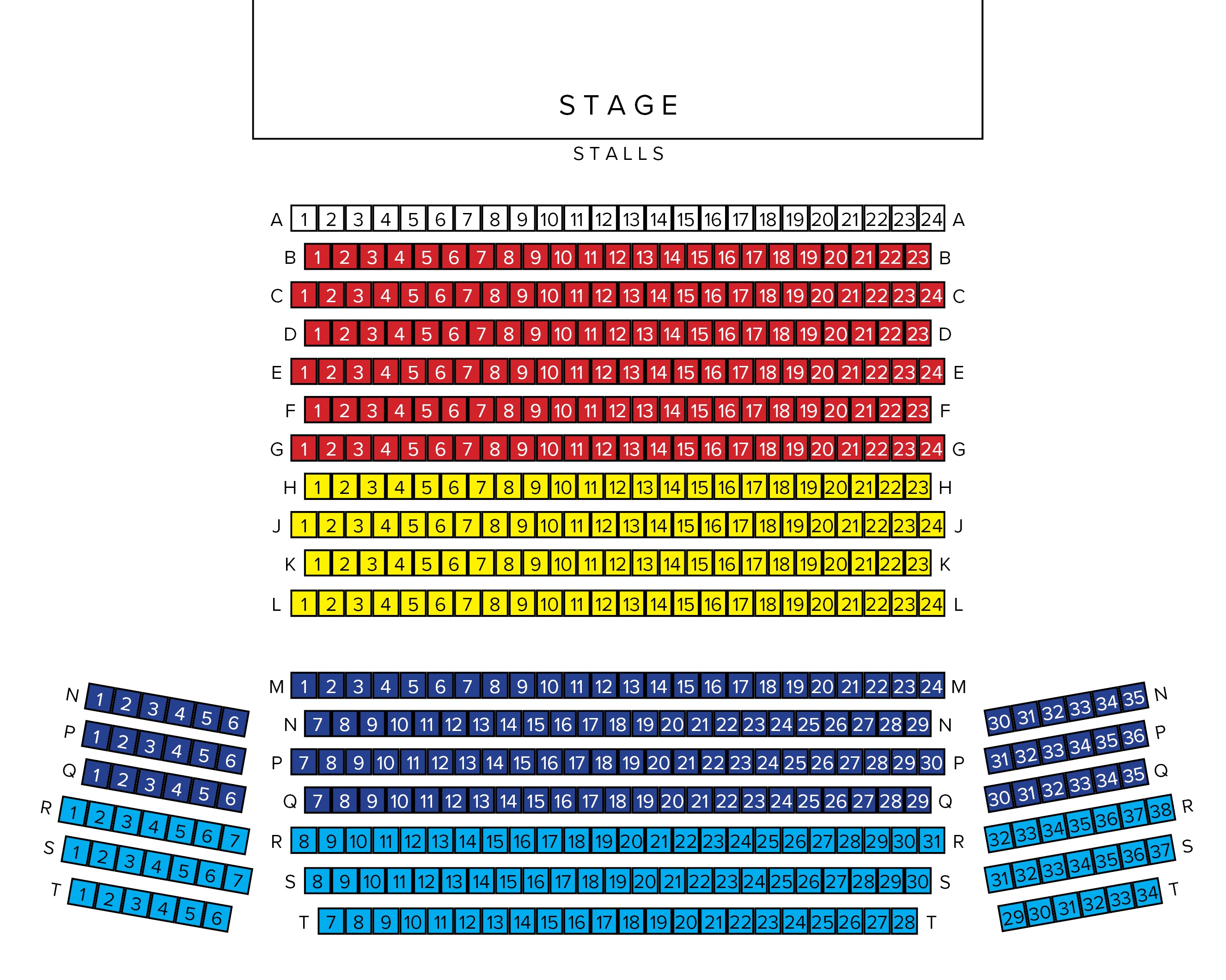 Al Ras Ballroom, InterContinental, Dubai Festival City seating plan