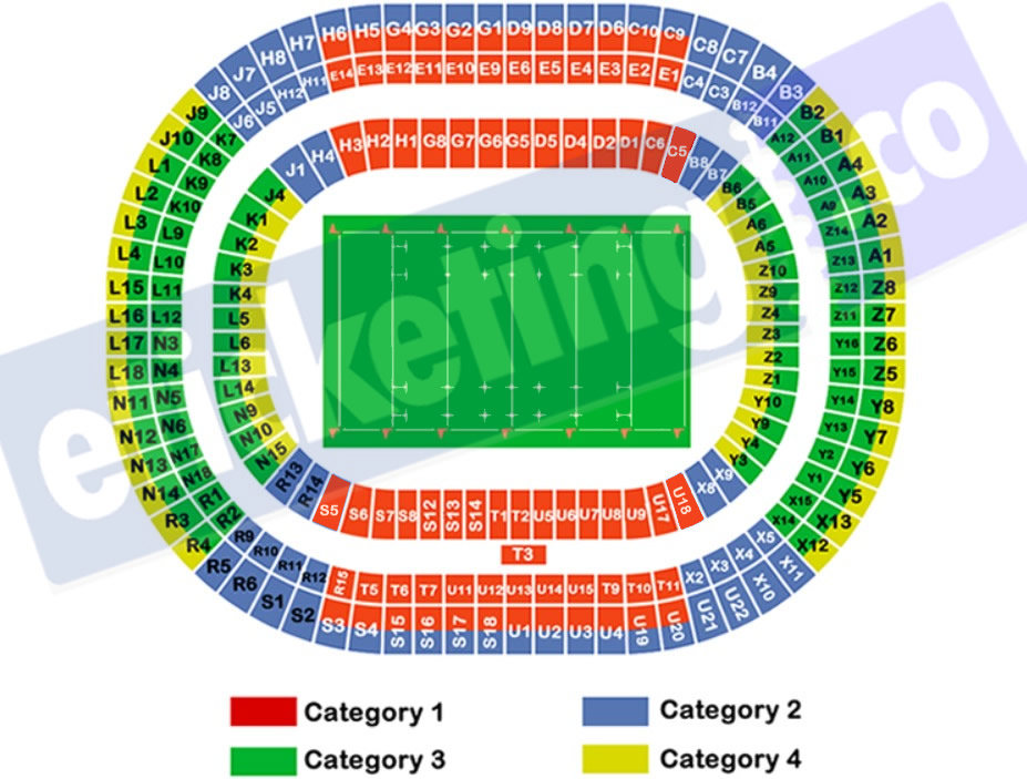 Stade De France seating plan