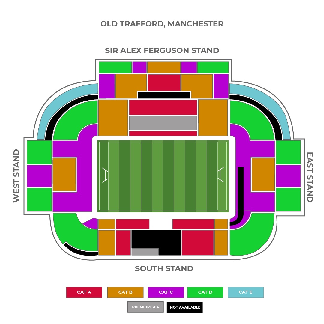 Old Trafford seating plan