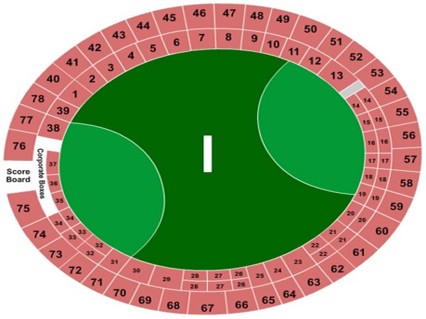 The Gabba seating plan