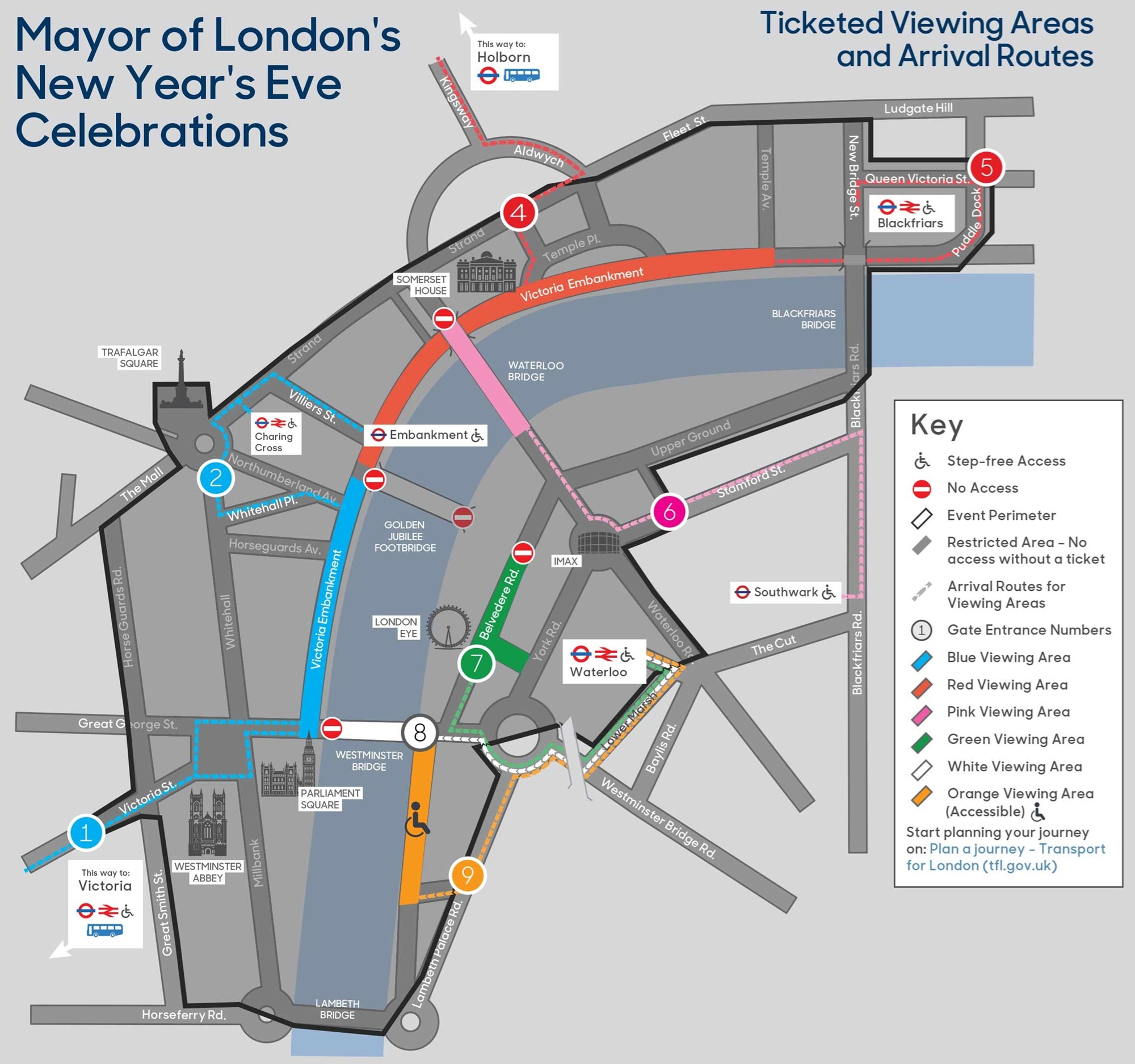 Thames Riverside seating plan