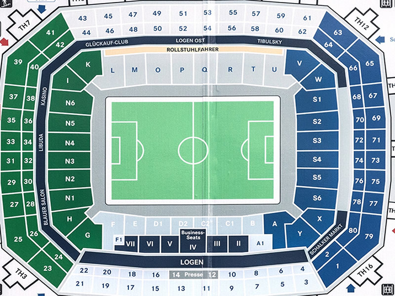 Arena AufSchalke seating plan