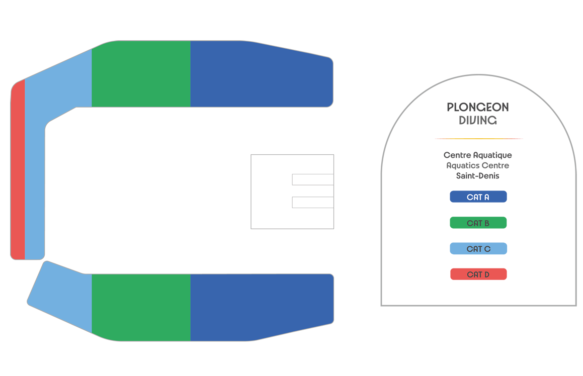 Aquatics Centre   Diving seating plan