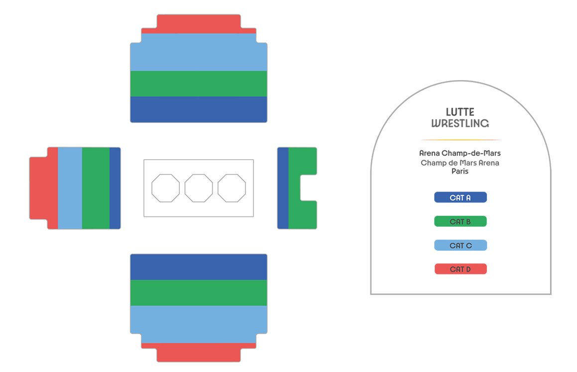 Champ de Mars Arena   Wrestling seating plan