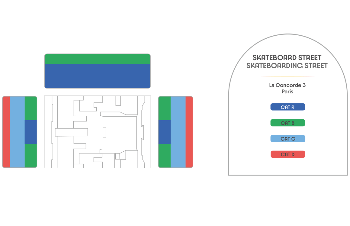 La Concorde   Skateboarding Street seating plan