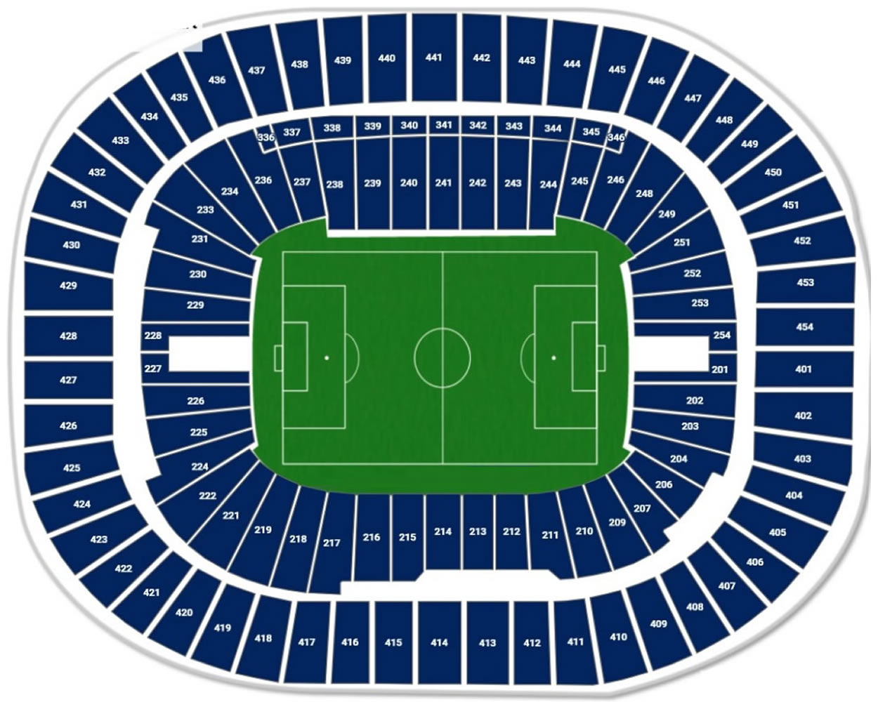 BC Place Vancouver Stadium seating plan