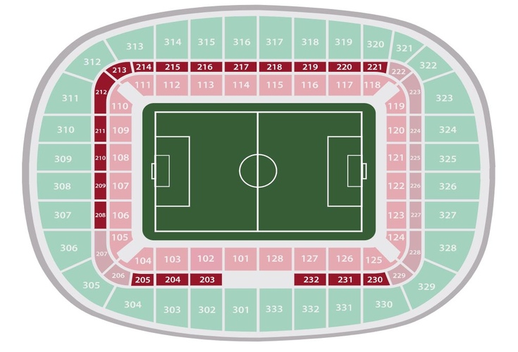 Estadio de San Mames seating plan