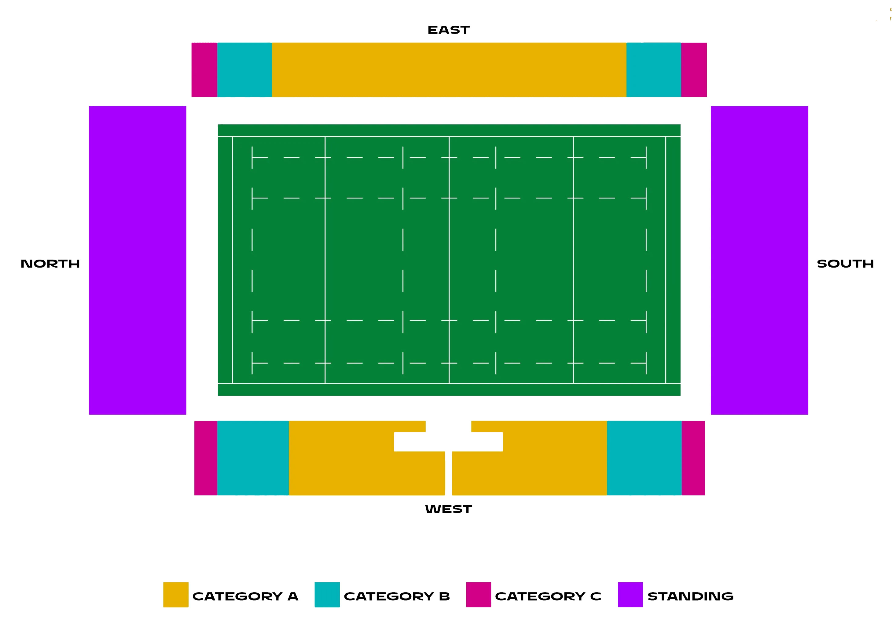 Salford Community Stadium seating plan