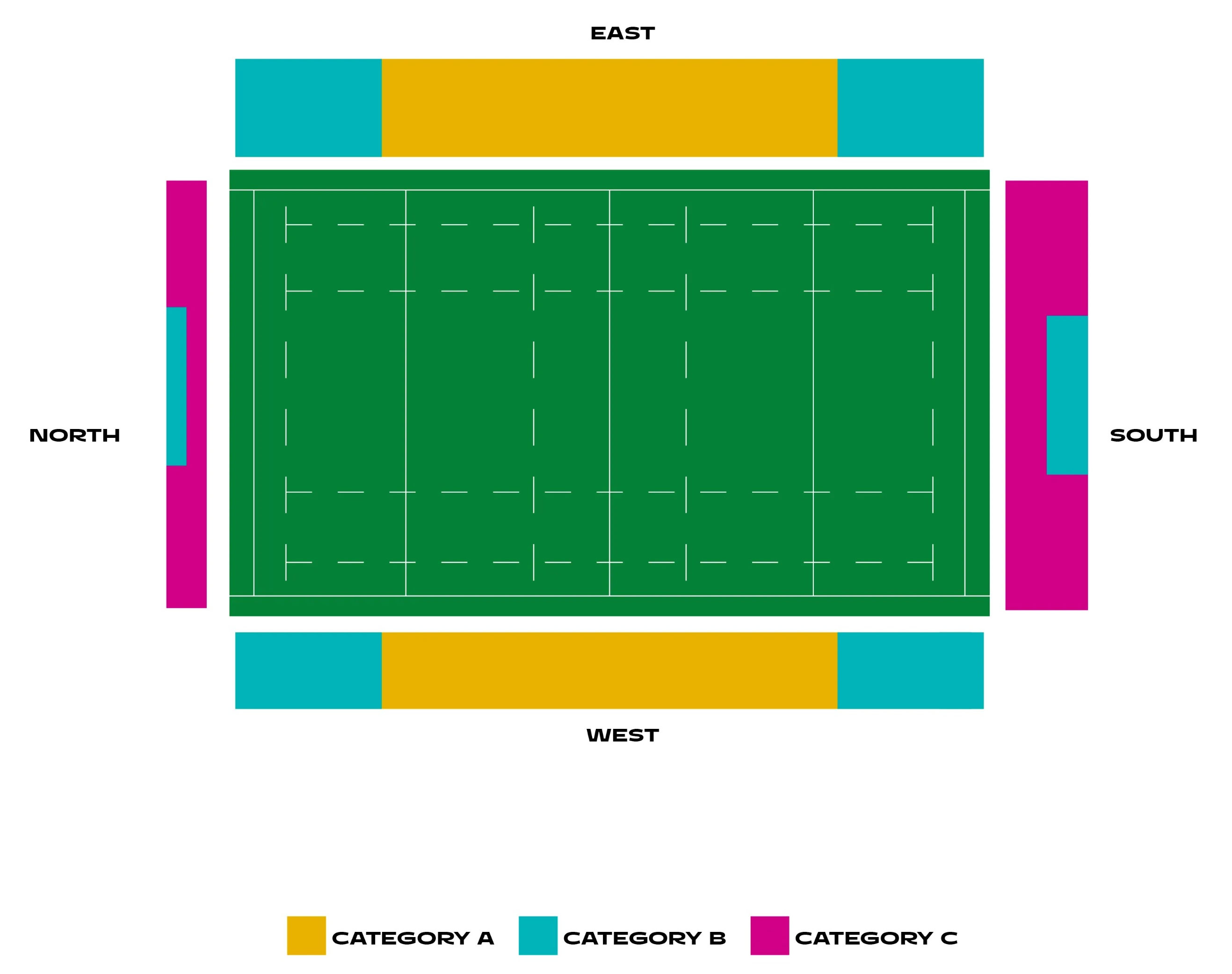 York Community Stadium seating plan