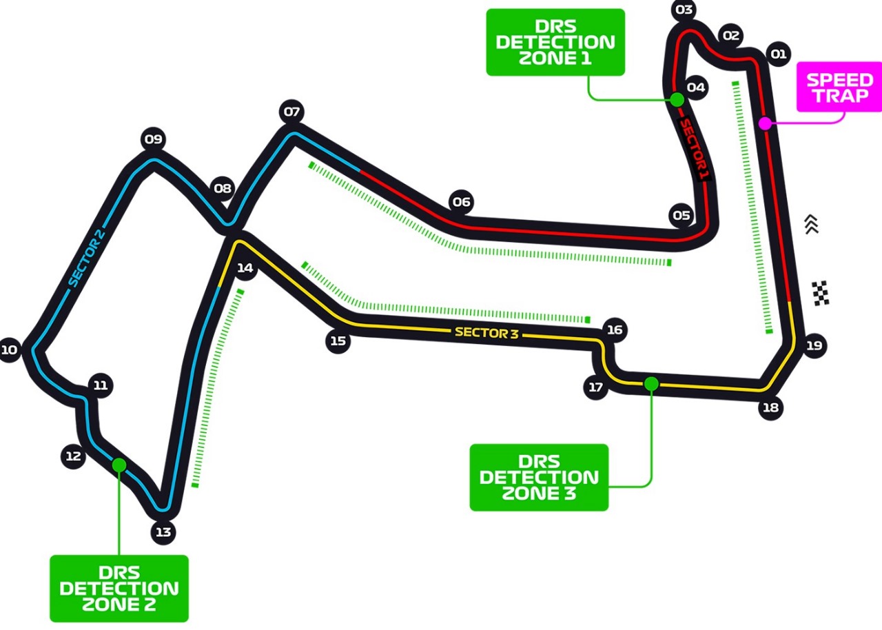 Marina Bay Street Circuit seating plan